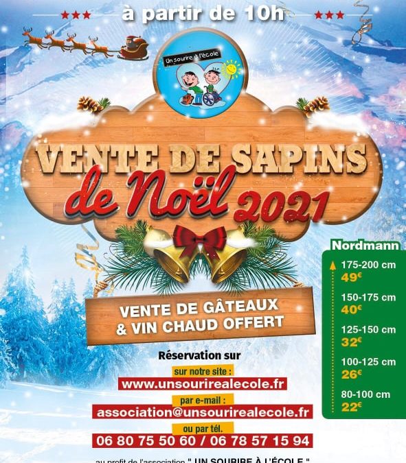 Vente de Sapins de Noël 2021